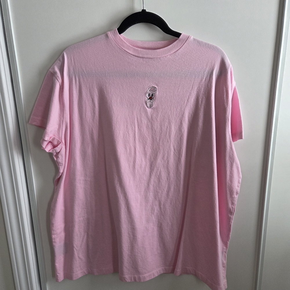 Lazy Oaf X Esther Loves You Rose Embroidered T-shirt